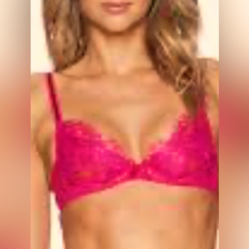 JOURNELLE  EVE Suspenders Belt  JOU Red Lace Bralette ( Size Small RUBY )